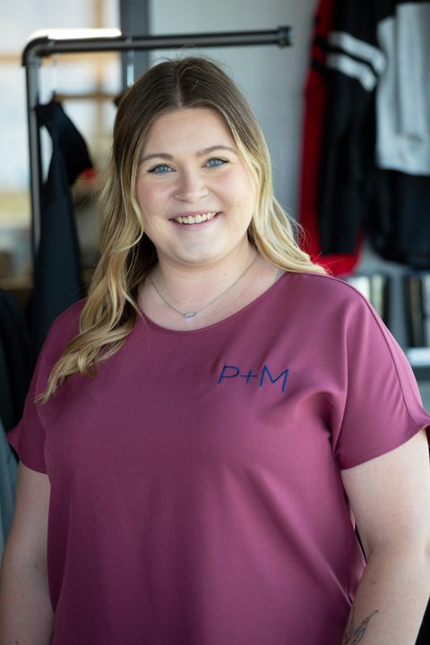 Hannah Posey, account manager at P&M Apparel